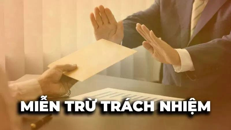 Trường hợp nhà cái miễn trừ trách nhiệm